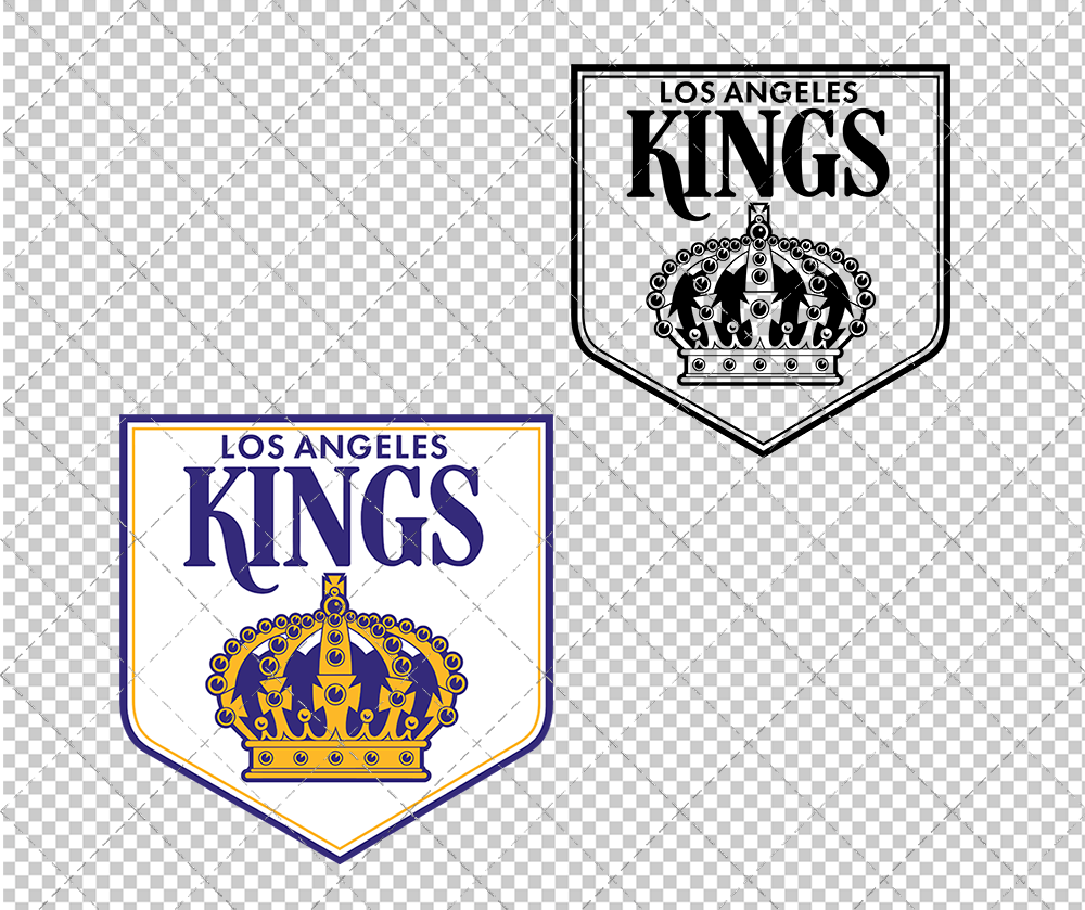 Los Angeles Kings 1967, Svg, Dxf, Eps, Png - SvgShopArt