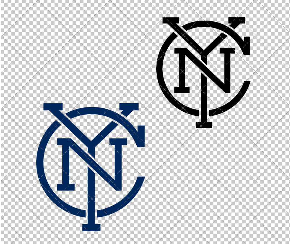 New York City FC Alternate 2015, Svg, Dxf, Eps, Png - SvgShopArt