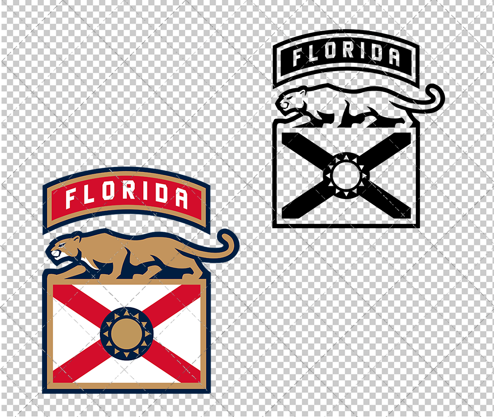 Florida Panthers Alternate 2016, Svg, Dxf, Eps, Png - SvgShopArt