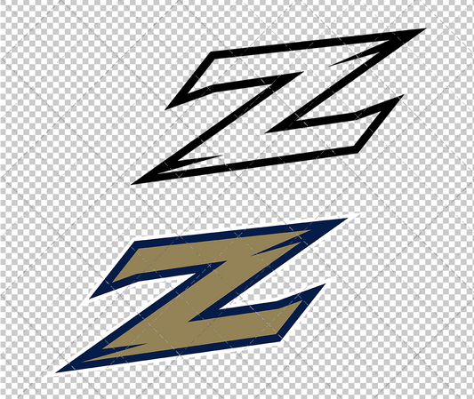Akron Zips Alternate 2015, Svg, Dxf, Eps, Png - SvgShopArt