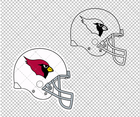 Arizona Cardinals Helmet 1994, Svg, Dxf, Eps, Png - SvgShopArt