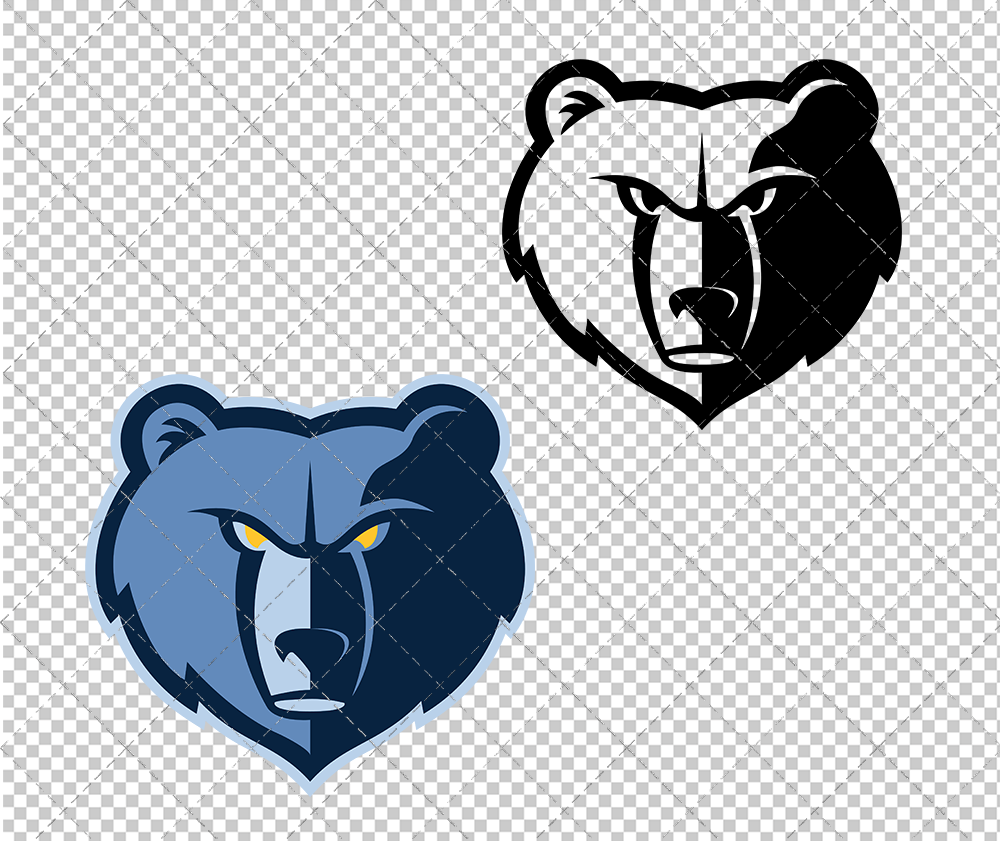 Memphis Grizzlies Alternate 2018 002, Svg, Dxf, Eps, Png - SvgShopArt