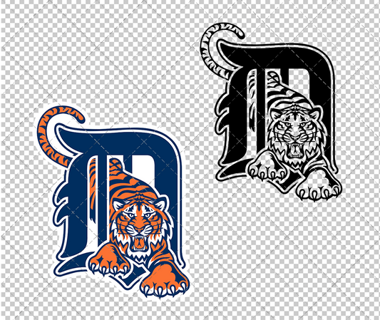 Detroit Tigers 1994, Svg, Dxf, Eps, Png - SvgShopArt