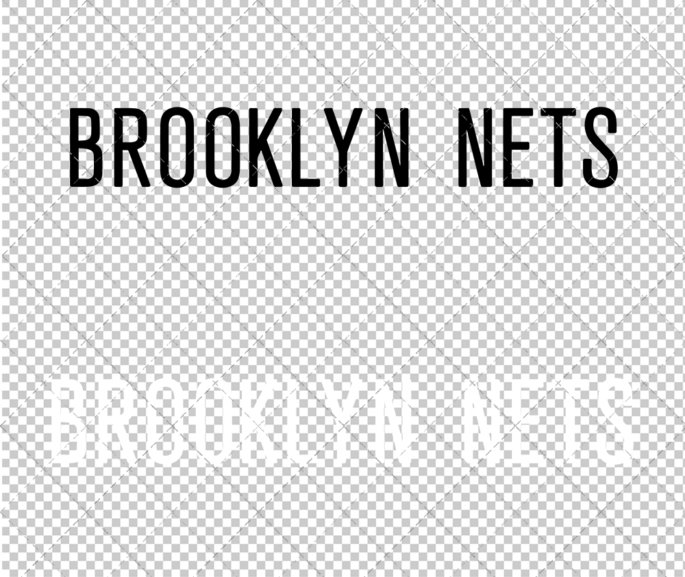 Brooklyn Nets Wordmark 2012 002, Svg, Dxf, Eps, Png - SvgShopArt