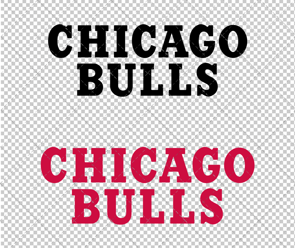 Chicago Bulls Wordmark 1972, Svg, Dxf, Eps, Png - SvgShopArt