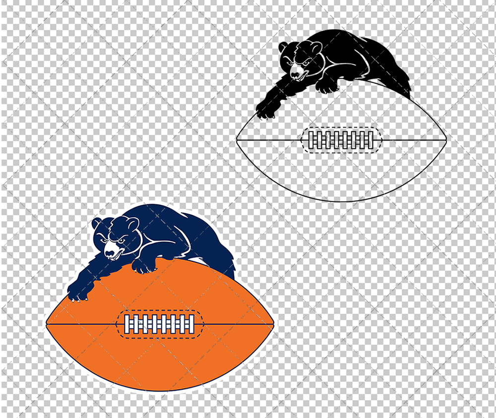 Chicago Bears Secondary 1947, Svg, Dxf, Eps, Png - SvgShopArt