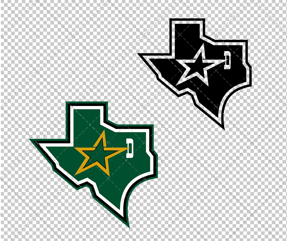 Dallas Stars Alternate 1999, Svg, Dxf, Eps, Png - SvgShopArt