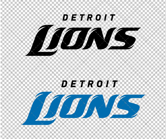 Detroit Lions Wordmark 2009 003, Svg, Dxf, Eps, Png - SvgShopArt