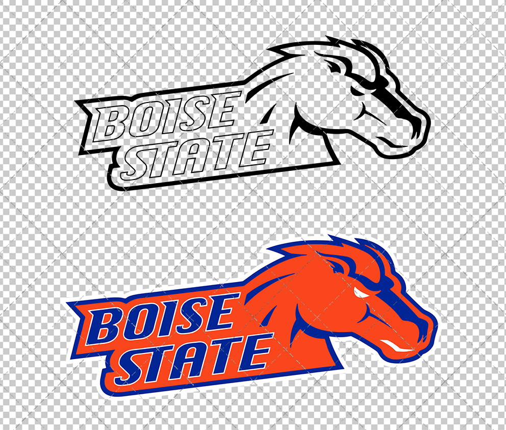Boise State Broncos Secondary 2002 003, Svg, Dxf, Eps, Png - SvgShopArt