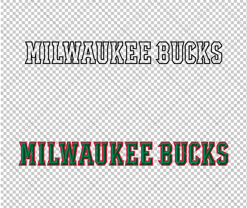 Milwaukee Bucks Wordmark 2006 002, Svg, Dxf, Eps, Png - SvgShopArt