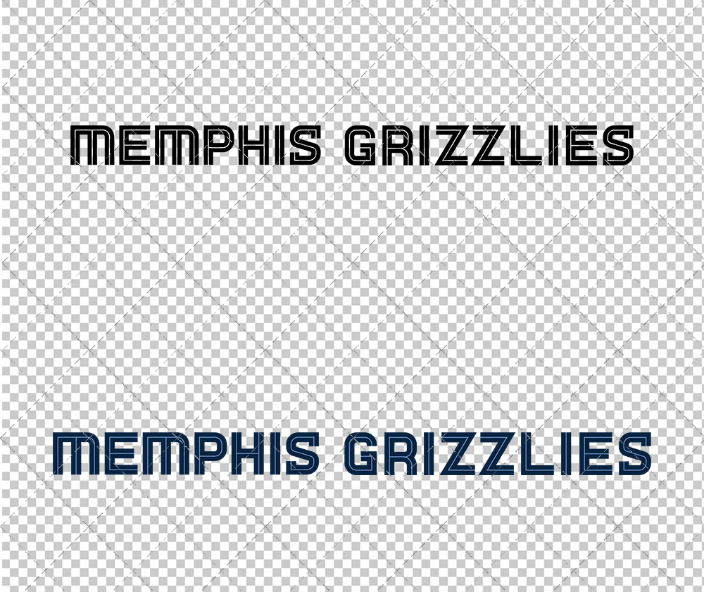 Memphis Grizzlies Wordmark 2018 003, Svg, Dxf, Eps, Png - SvgShopArt