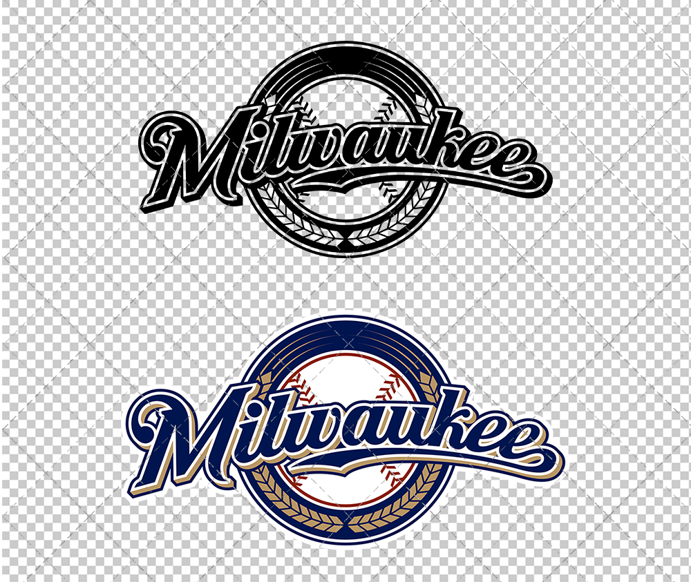Milwaukee Brewers Alternate 2000 003, Svg, Dxf, Eps, Png - SvgShopArt