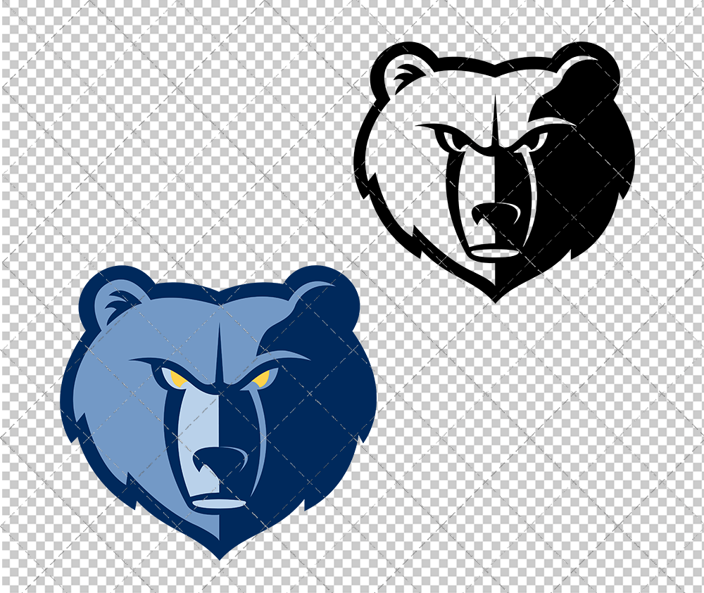 Memphis Grizzlies Alternate 2004, Svg, Dxf, Eps, Png - SvgShopArt