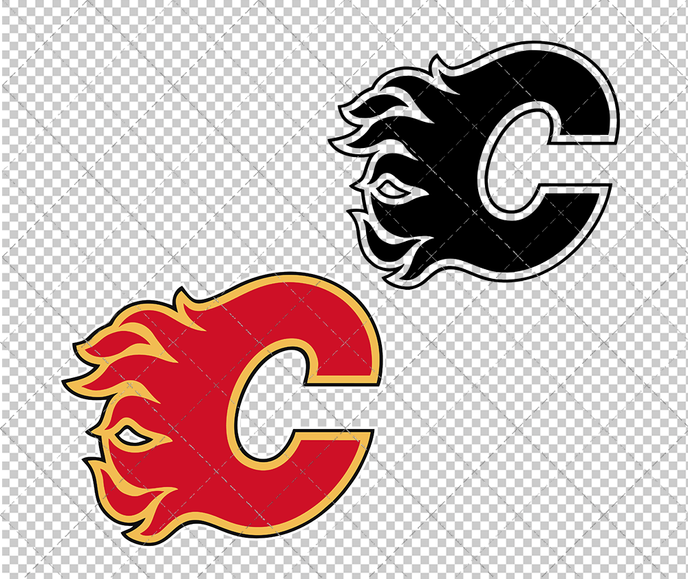 Calgary Flames 1994, Svg, Dxf, Eps, Png - SvgShopArt