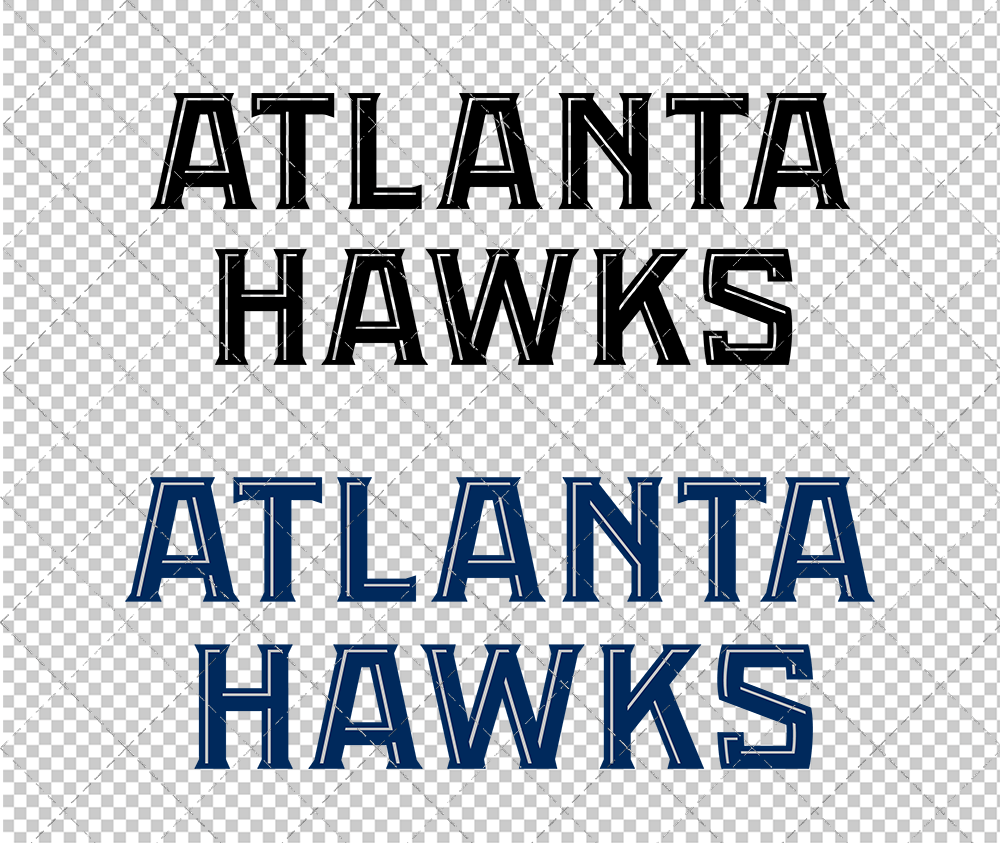 Atlanta Hawks Wordmark 2007, Svg, Dxf, Eps, Png - SvgShopArt