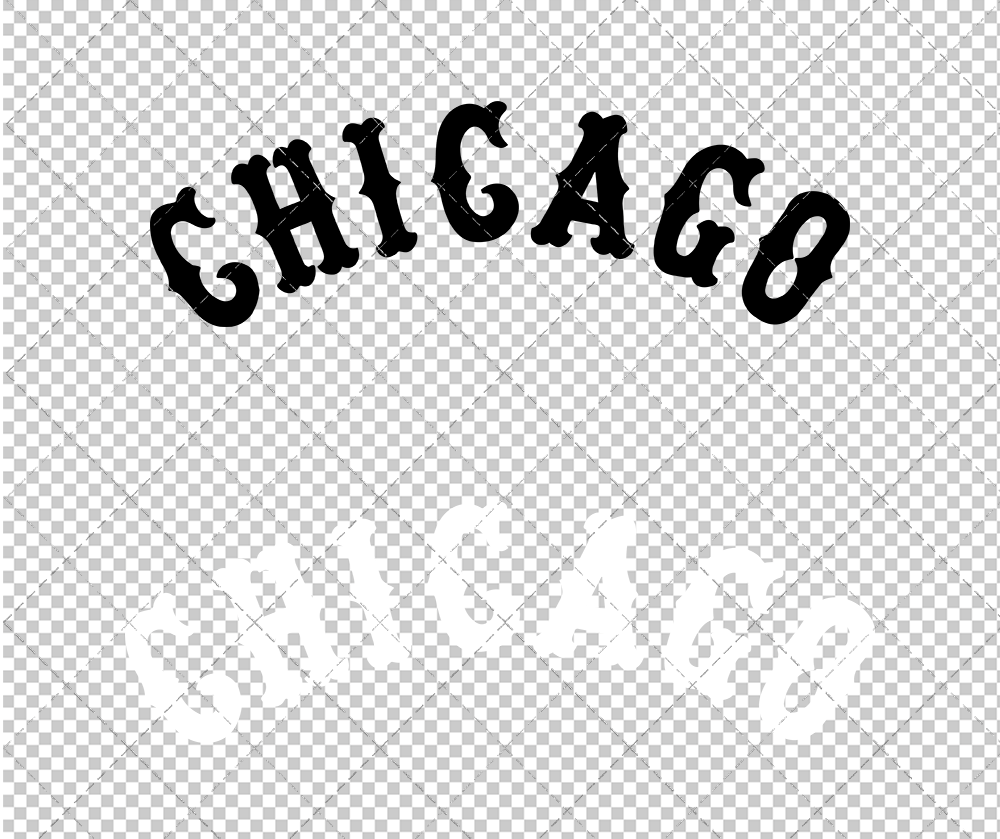 Chicago White Sox Jersey 1976, Svg, Dxf, Eps, Png - SvgShopArt