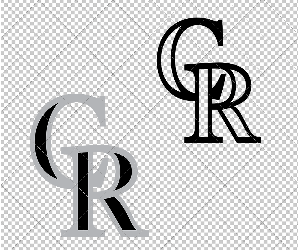 Colorado Rockies Cap 2003, Svg, Dxf, Eps, Png - SvgShopArt