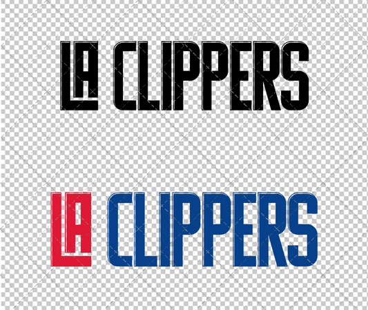 Los Angeles Clippers Wordmark 2018, Svg, Dxf, Eps, Png - SvgShopArt