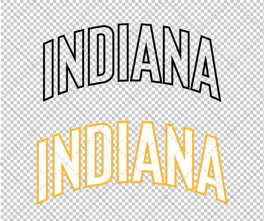 Indiana Pacers Jersey 2005 004, Svg, Dxf, Eps, Png - SvgShopArt