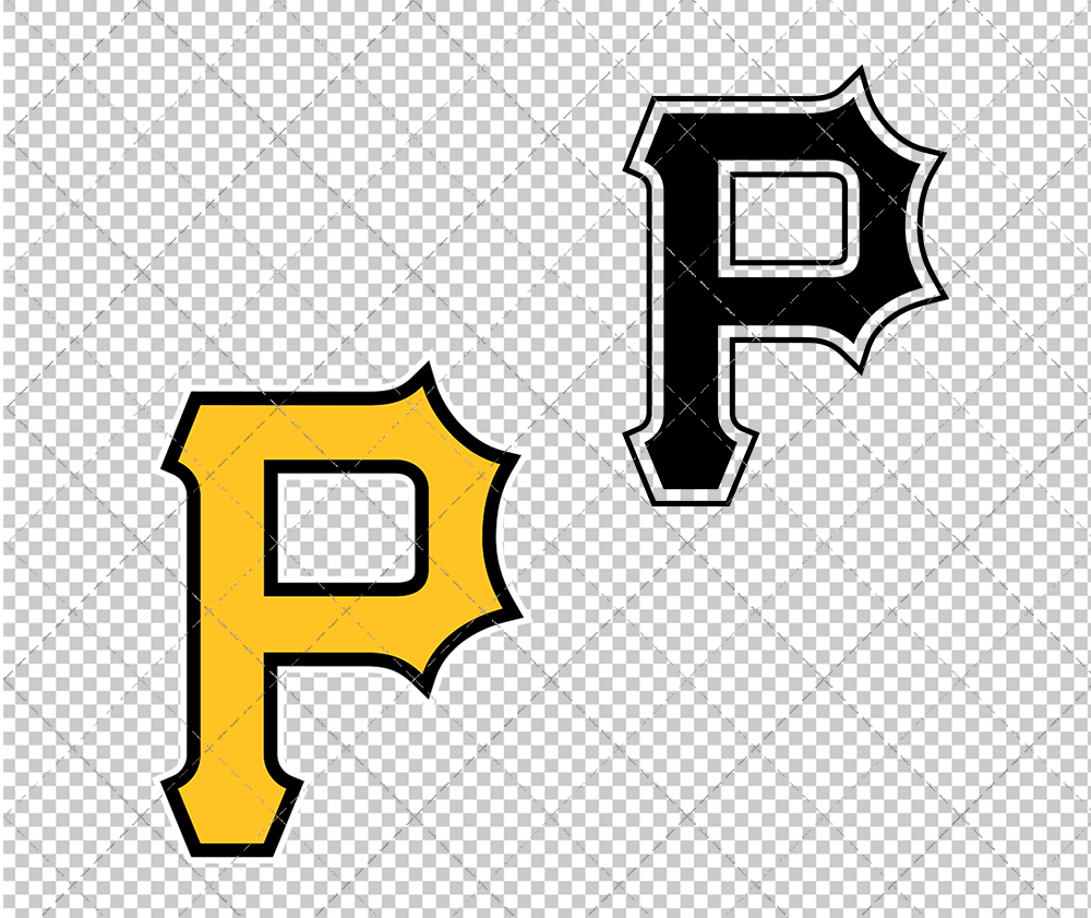 Pittsburgh Pirates Cap 2009, Svg, Dxf, Eps, Png - SvgShopArt