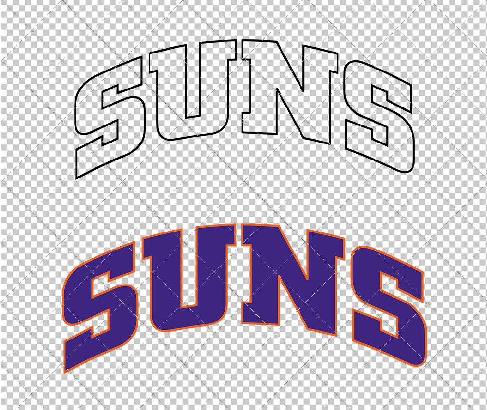 Phoenix Suns Jersey 2000, Svg, Dxf, Eps, Png - SvgShopArt