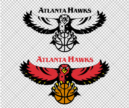 Atlanta Hawks 1995, Svg, Dxf, Eps, Png - SvgShopArt