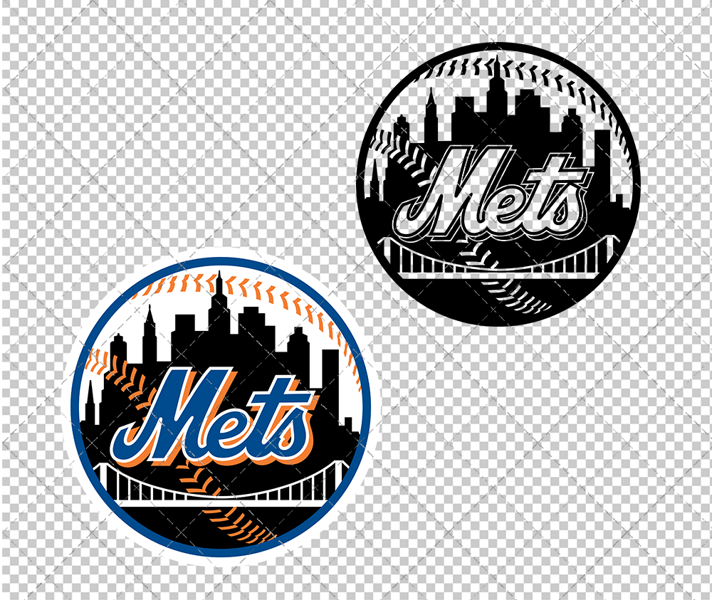 New York Mets Alternate 1999, Svg, Dxf, Eps, Png - SvgShopArt