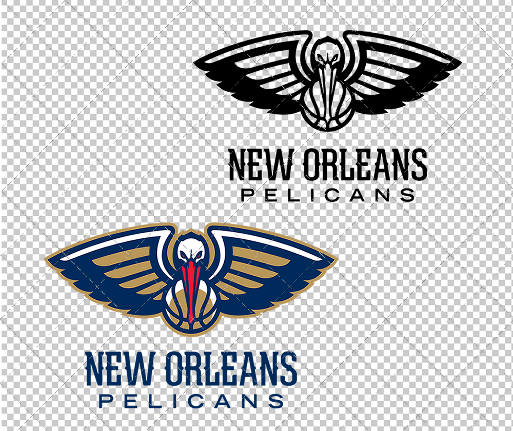 New Orleans Pelicans 2023, Svg, Dxf, Eps, Png - SvgShopArt