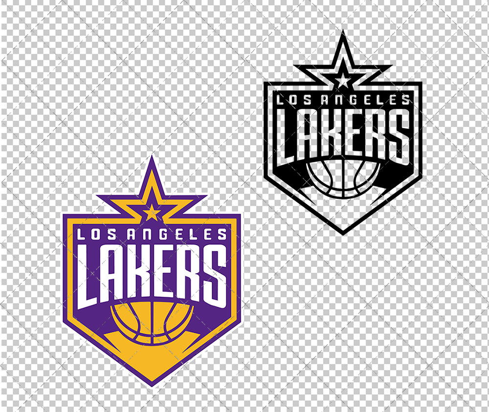 Los Angeles Lakers Concept 2001 011, Svg, Dxf, Eps, Png - SvgShopArt
