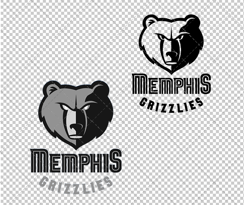 Memphis Grizzlies Concept 2004 002, Svg, Dxf, Eps, Png - SvgShopArt