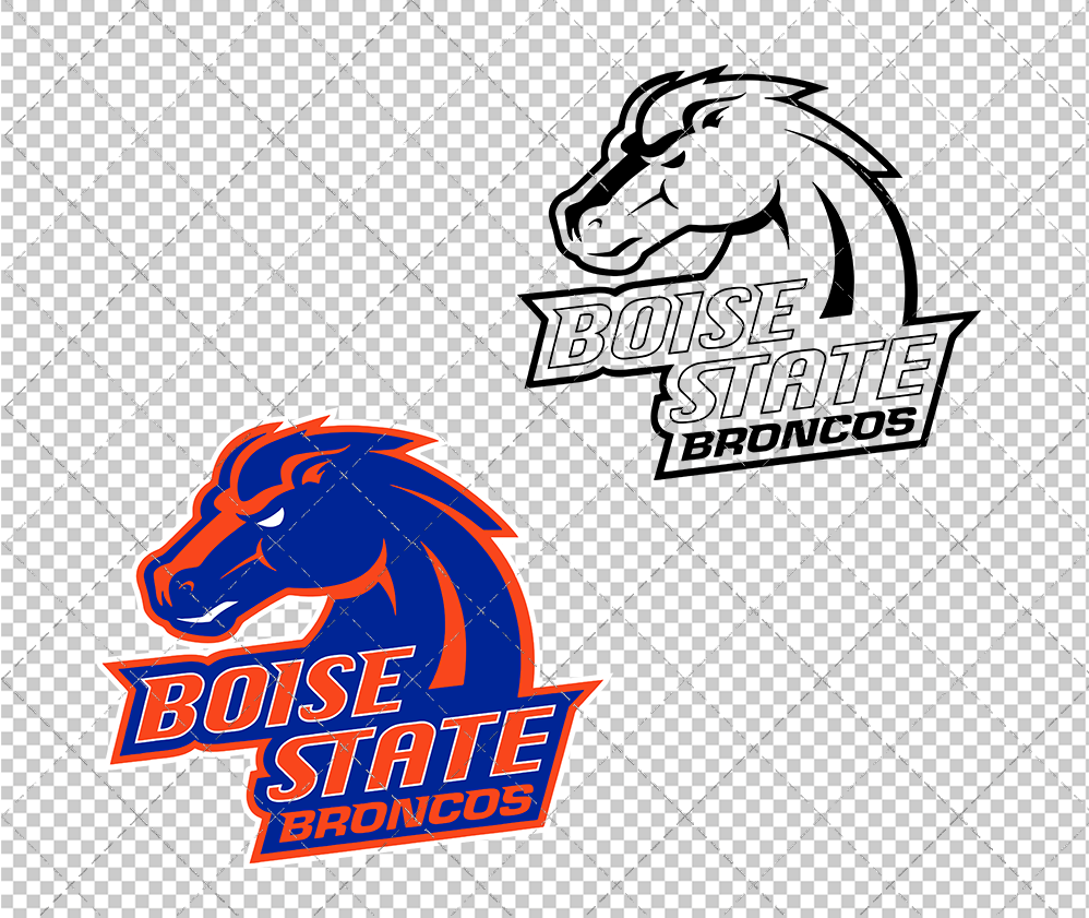 Boise State Broncos Secondary 2002 013, Svg, Dxf, Eps, Png - SvgShopArt