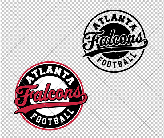 Atlanta Falcons Circle 2003 004, Svg, Dxf, Eps, Png - SvgShopArt