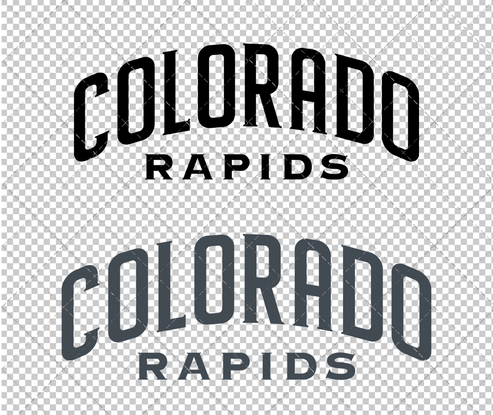 Colorado Rapids Wordmark 2007 003, Svg, Dxf, Eps, Png - SvgShopArt