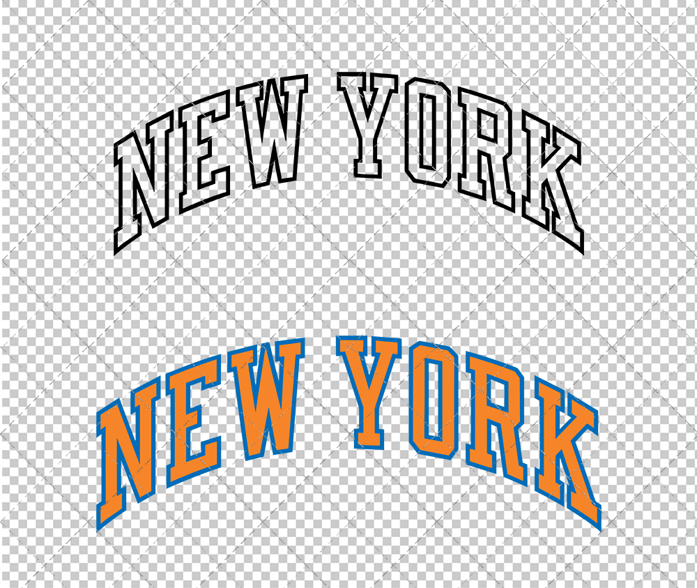 New York Knicks Jersey 1998, Svg, Dxf, Eps, Png - SvgShopArt