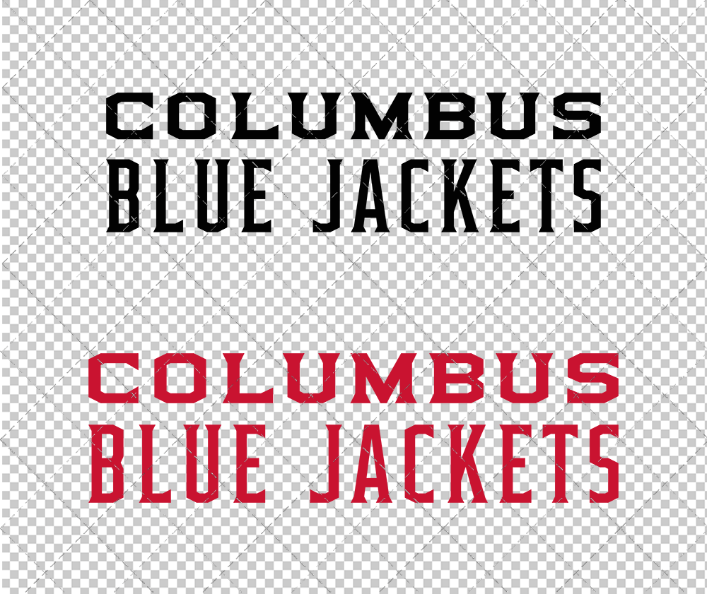 Columbus Blue Jackets Wordmark 2017 002, Svg, Dxf, Eps, Png - SvgShopArt