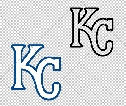 Kansas City Royals Cap 2010, Svg, Dxf, Eps, Png - SvgShopArt