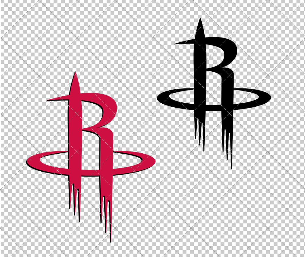 Houston Rockets Alternate 2019, Svg, Dxf, Eps, Png - SvgShopArt
