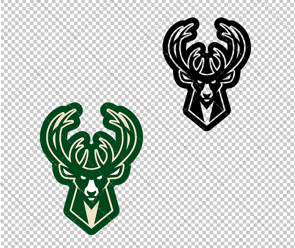 Milwaukee Bucks Concept 2015 002, Svg, Dxf, Eps, Png - SvgShopArt