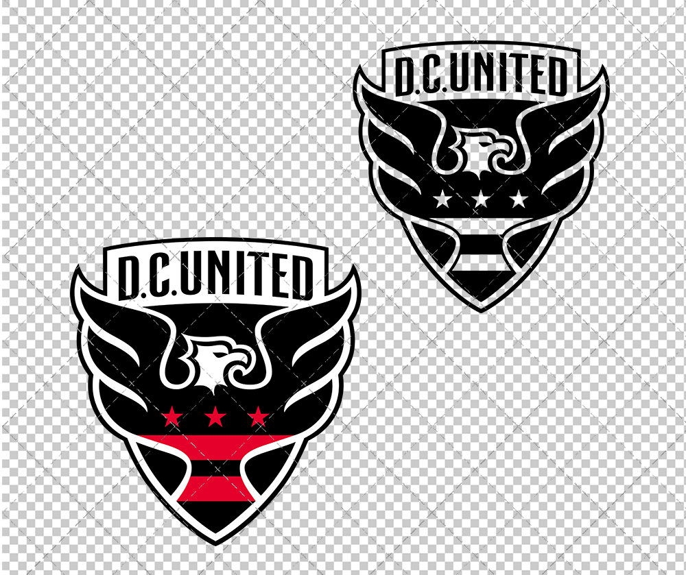 D.C. United 2016, Svg, Dxf, Eps, Png - SvgShopArt