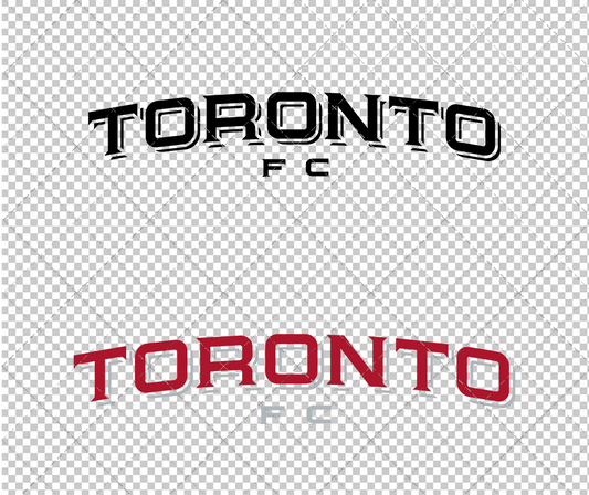 Toronto FC Wordmark 2010, Svg, Dxf, Eps, Png - SvgShopArt