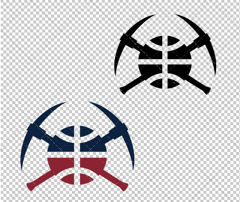 Denver Nuggets Alternate 2018 006, Svg, Dxf, Eps, Png - SvgShopArt