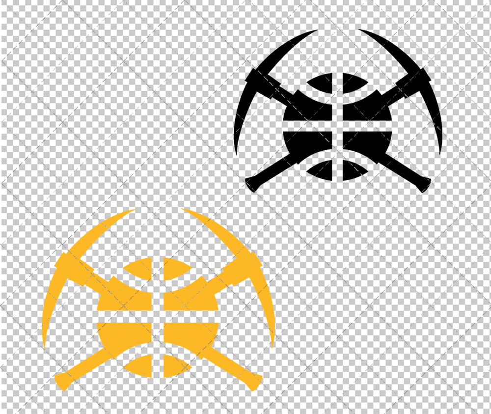 Denver Nuggets Alternate 2018 005, Svg, Dxf, Eps, Png - SvgShopArt