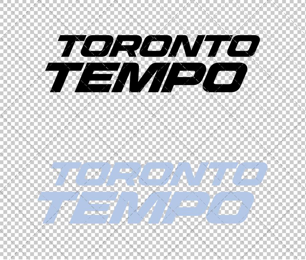 Toronto Tempo Wordmark 2026 002, Svg, Dxf, Eps, Png - SvgShopArt