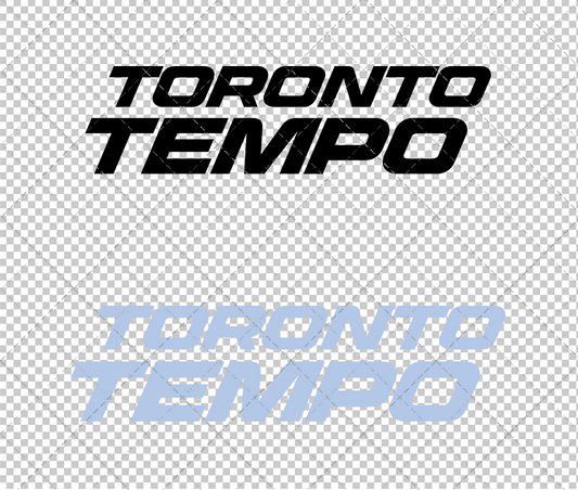 Toronto Tempo Wordmark 2026 002, Svg, Dxf, Eps, Png - SvgShopArt