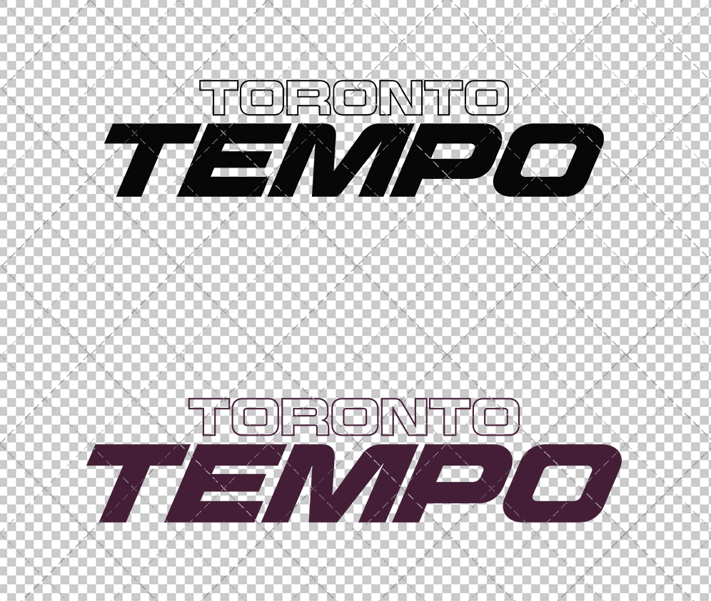 Toronto Tempo Wordmark 2026 007, Svg, Dxf, Eps, Png - SvgShopArt