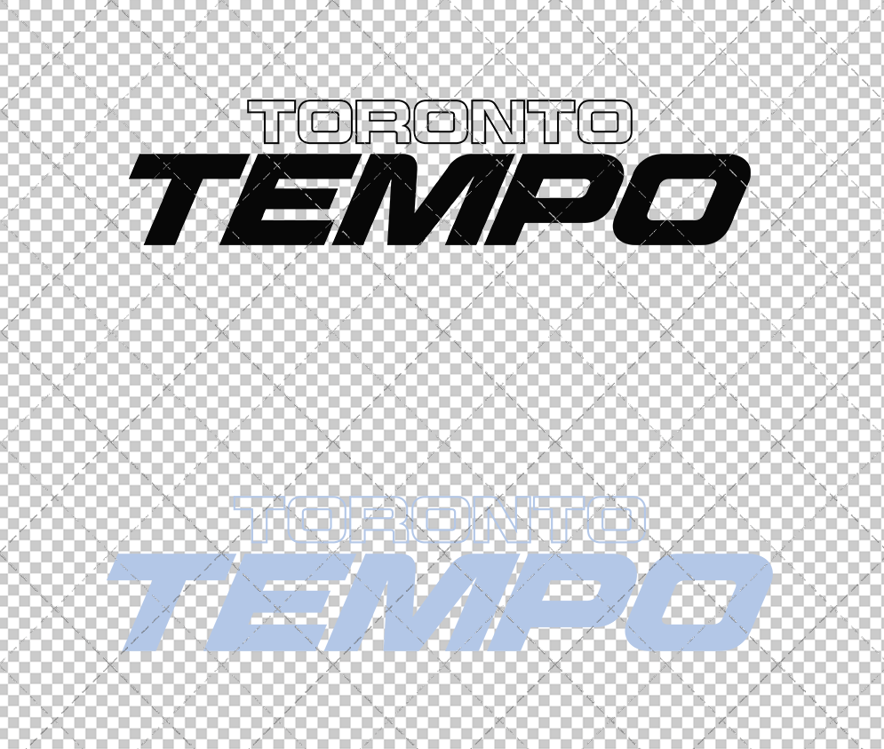 Toronto Tempo Wordmark 2026 008, Svg, Dxf, Eps, Png - SvgShopArt