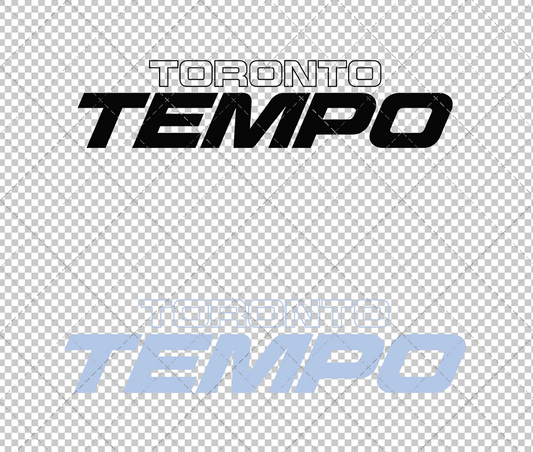 Toronto Tempo Wordmark 2026 008, Svg, Dxf, Eps, Png - SvgShopArt