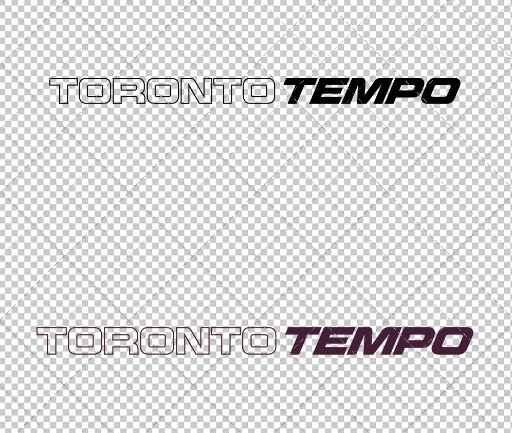 Toronto Tempo Wordmark 2026 009, Svg, Dxf, Eps, Png - SvgShopArt