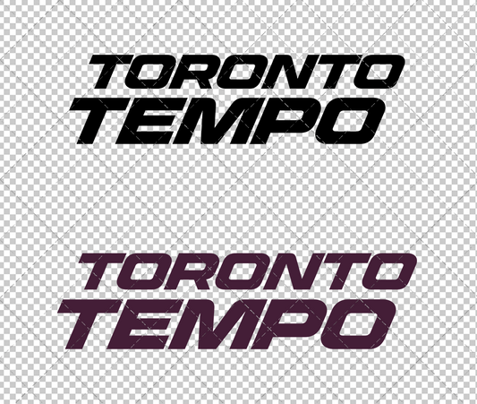 Toronto Tempo Wordmark 2026, Svg, Dxf, Eps, Png - SvgShopArt