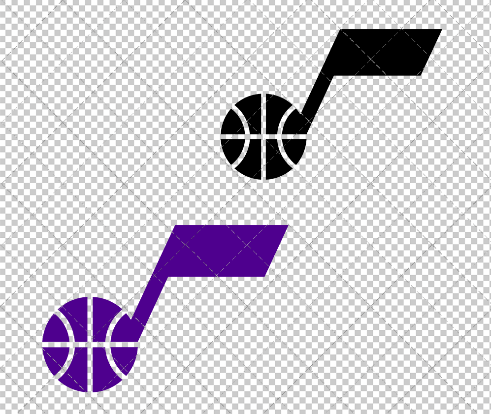 Utah Jazz Alternate 2025, Svg, Dxf, Eps, Png - SvgShopArt